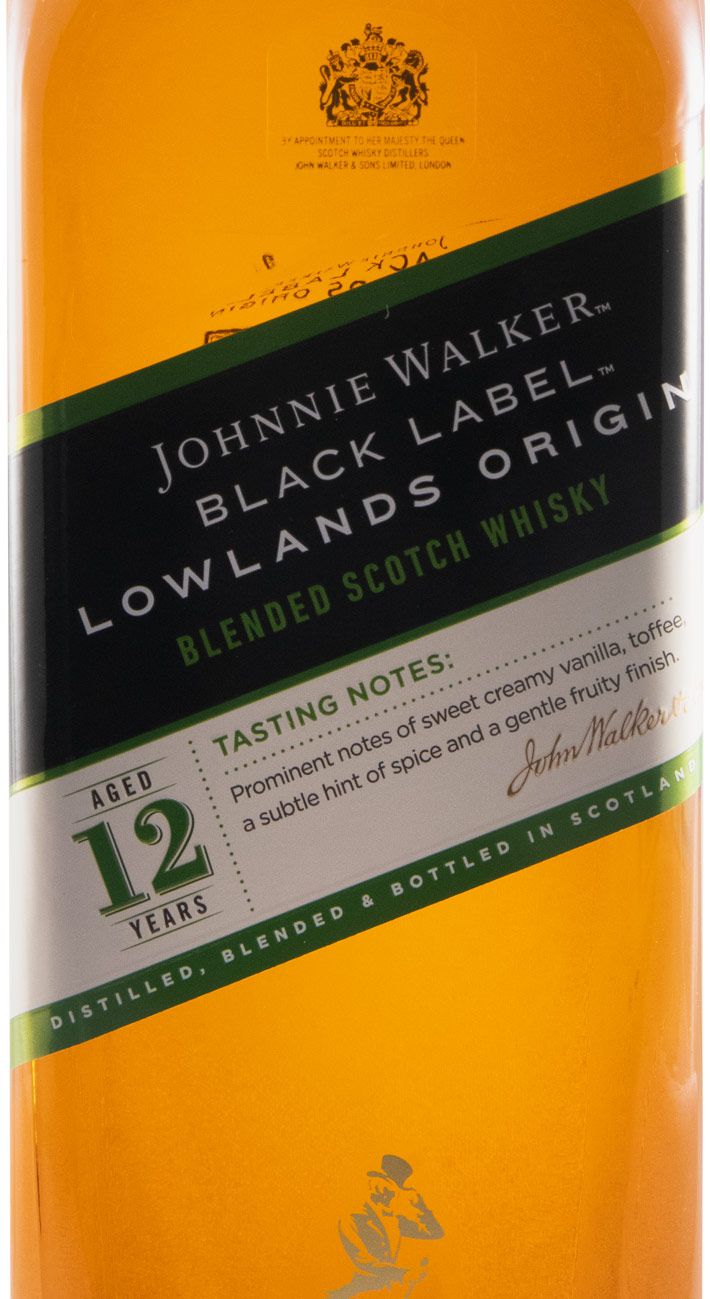 Johnnie Walker Black Lowlands Origin Edição Limitada 12 anos 1L
