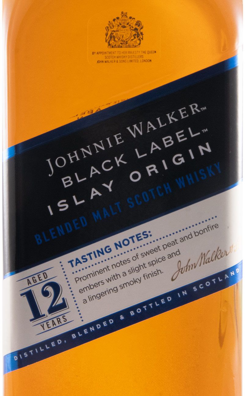 Johnnie Walker Black Islay Origin Edição Limitada 12 anos 1L