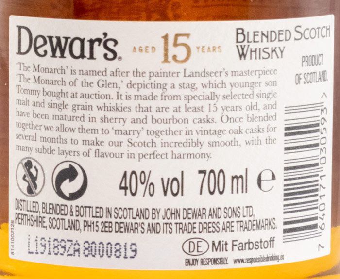 Dewar's 15 years