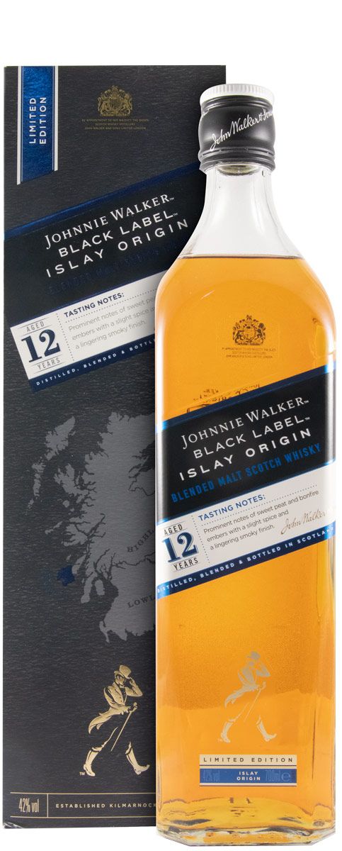 Johnnie Walker Black Label Islay Origin Edição Limitada 12 anos