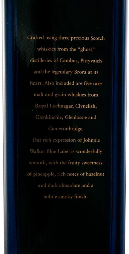 Johnnie Walker Blue Label Ghost and Rare Brora