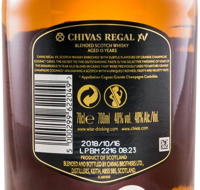 Chivas Regal XV 15 anos