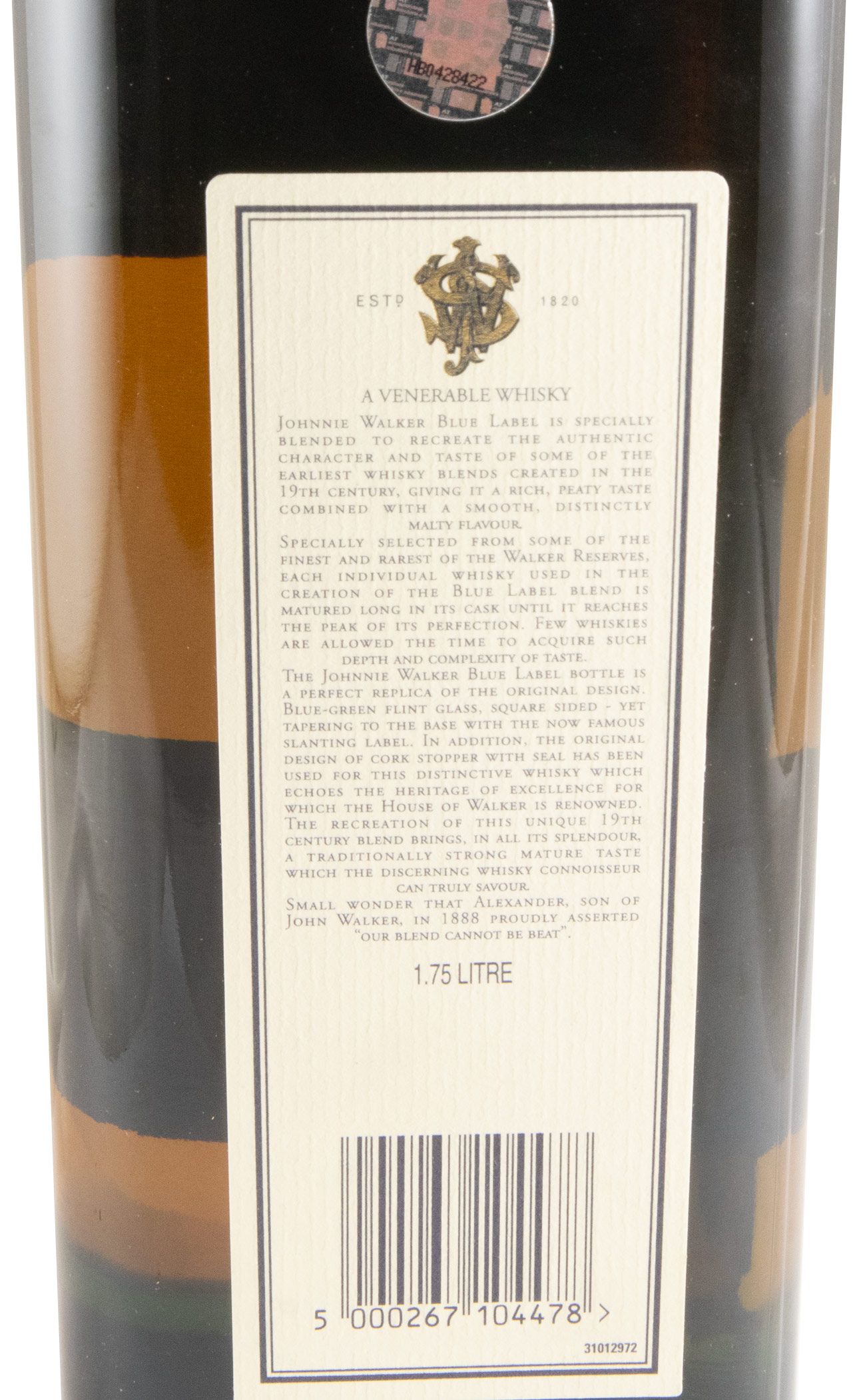 Johnnie Walker Blue Label 1,75L