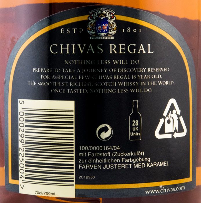Chivas Regal 18 anos