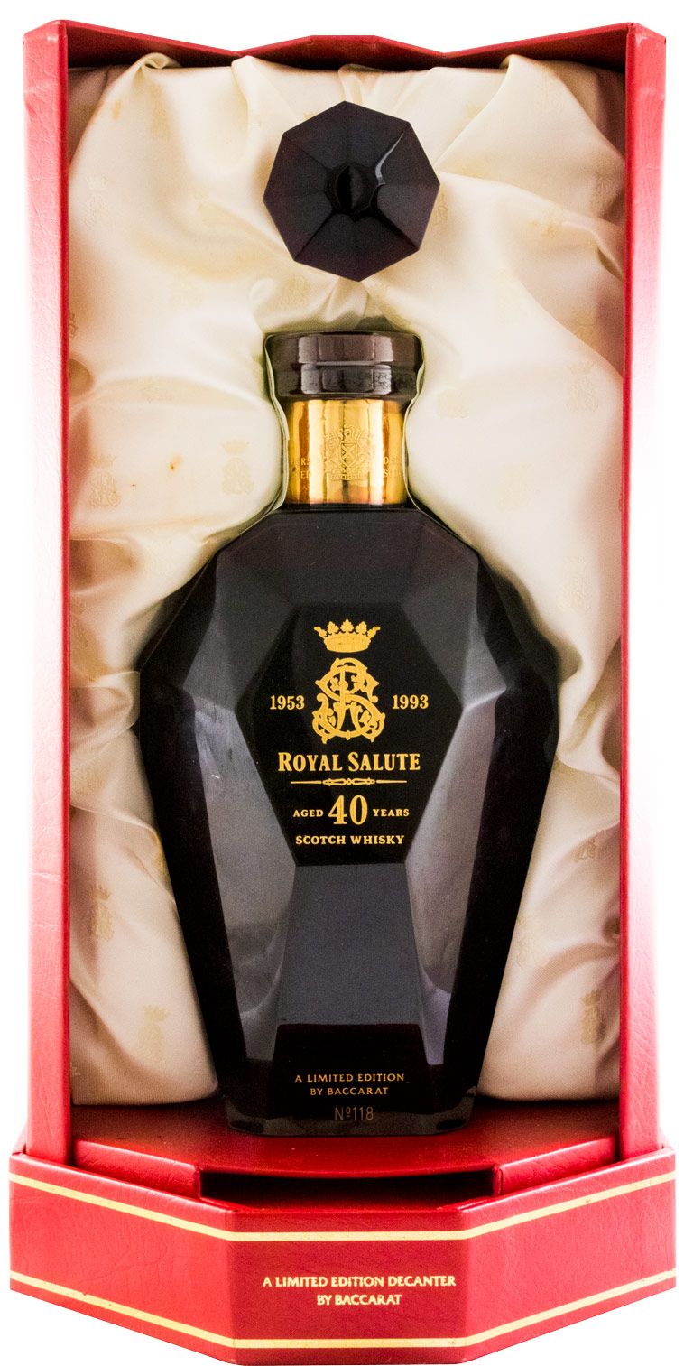 Royal Salute 40 anos Baccarat Decanter