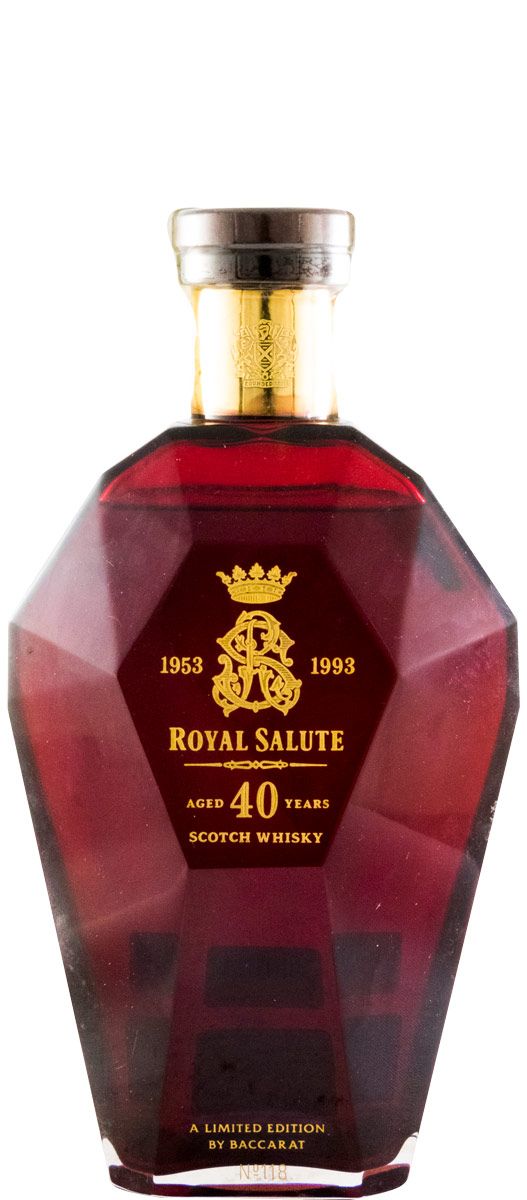 Royal Salute 40 anos Baccarat Decanter