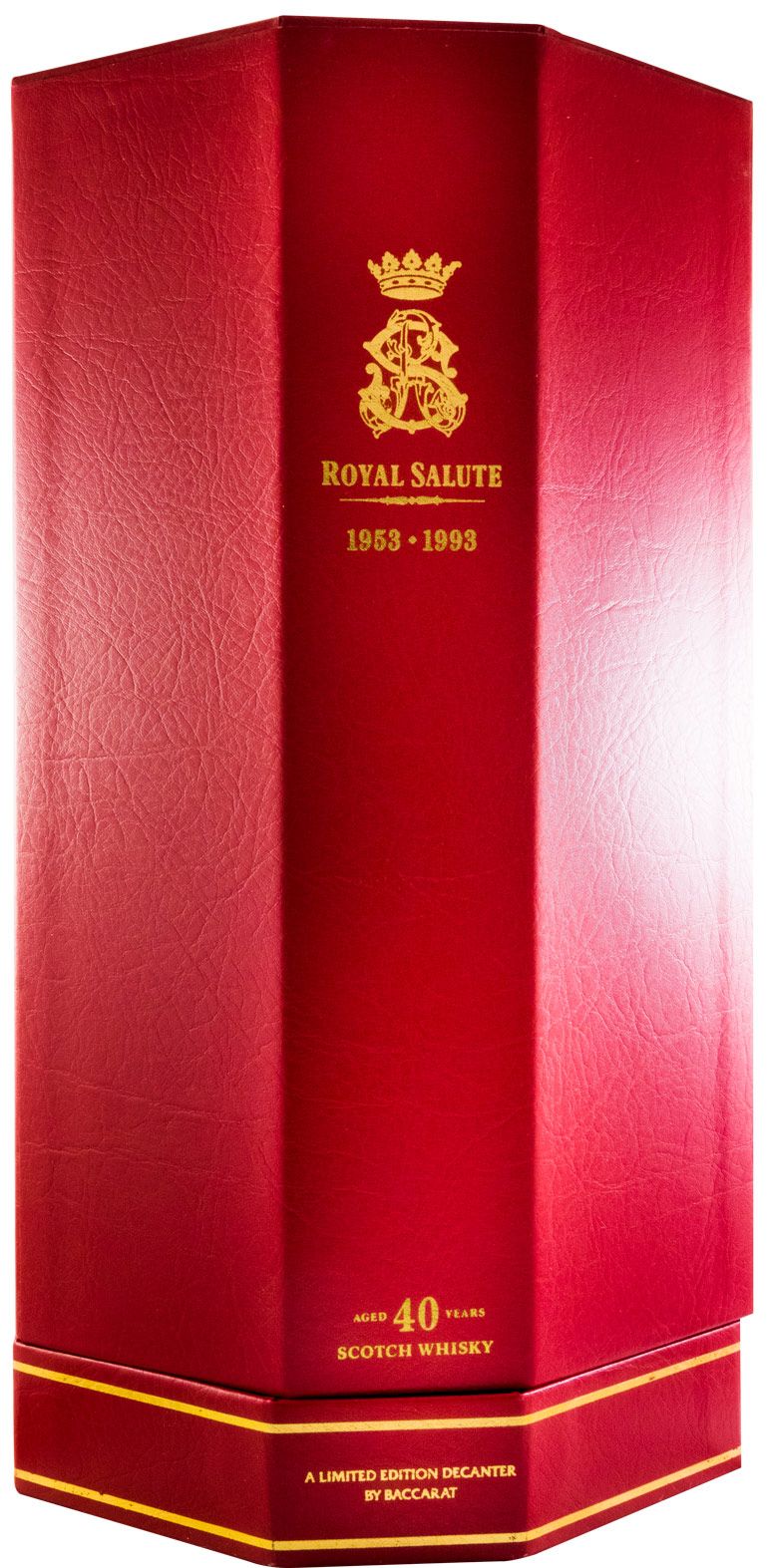 Royal Salute 40 anos Baccarat Decanter