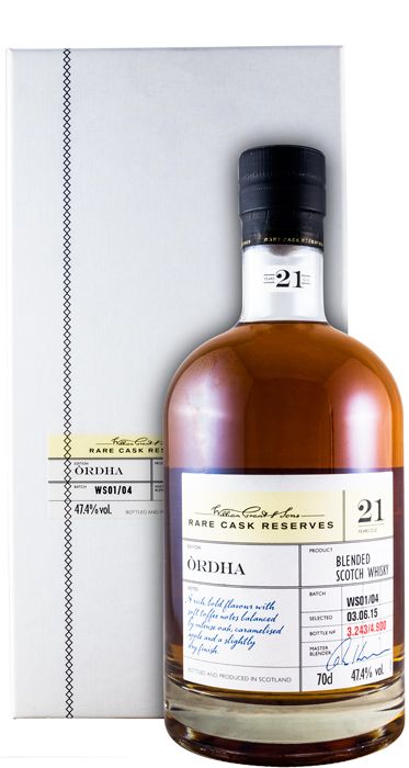 Ordha Rare Cask Reserves 21 anos