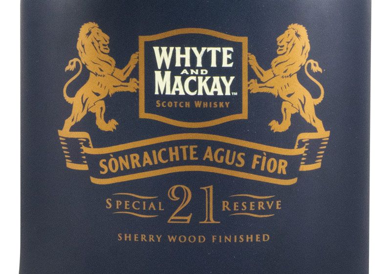 Whyte & Mackay Special Reserve 21 anos (cápsula amarela)