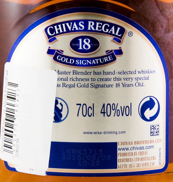 Chivas Regal 18 years Pininfarina Edition