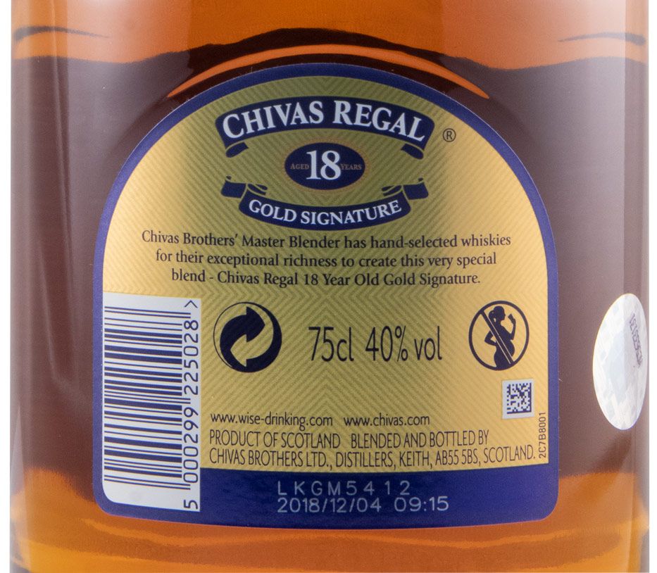 Chivas Regal 18 years 75cl