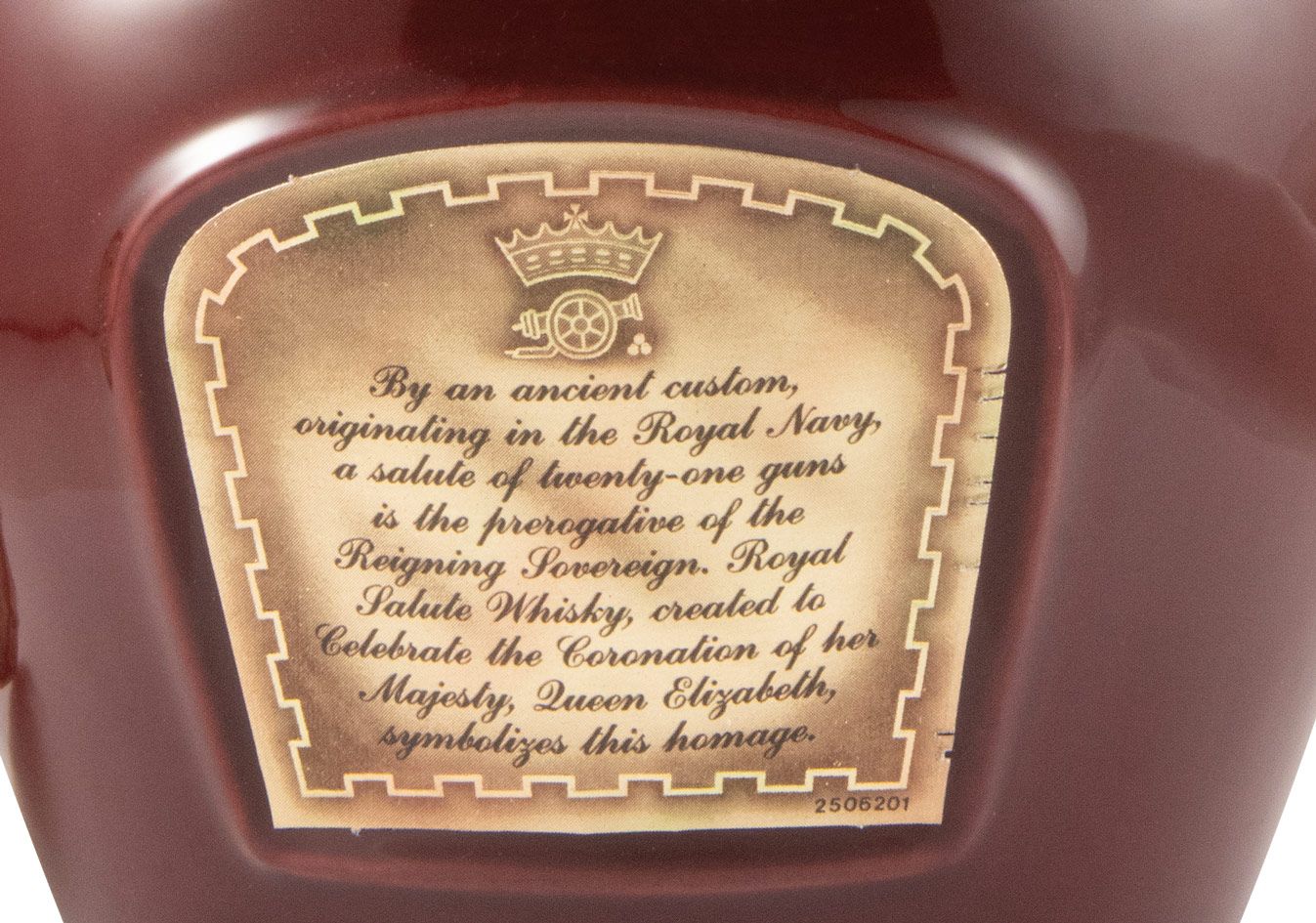 Royal Salute 21 anos 43% (garrafa antiga) 75cl