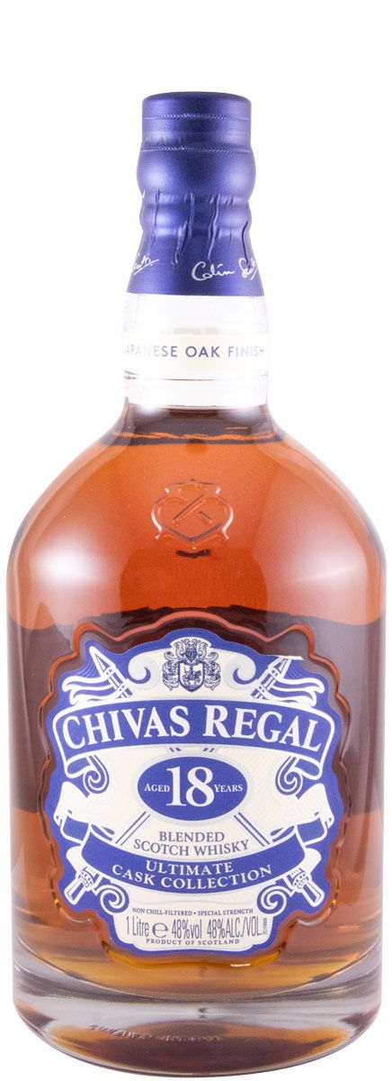 Chivas Regal Ultimate Cask Collection Japonese Oak Edição Limitada 18 anos 1L