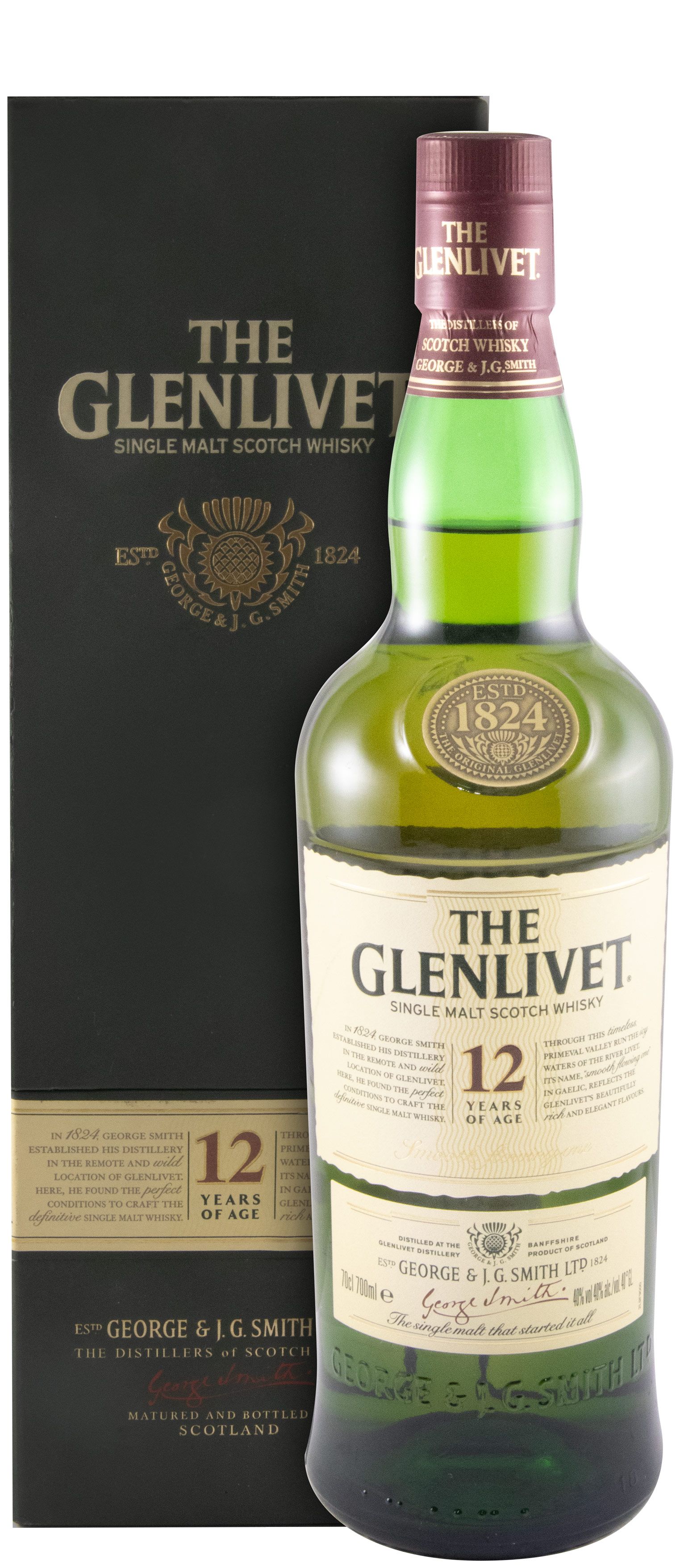 Glenlivet Single Malt 12 anos