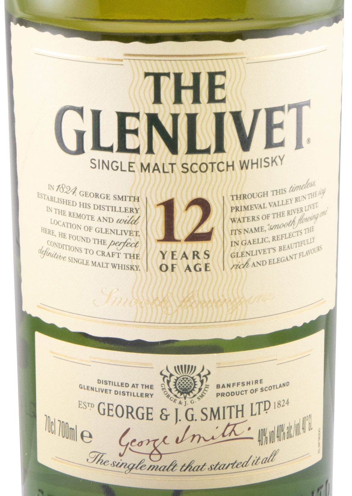 Glenlivet Single Malt 12 anos