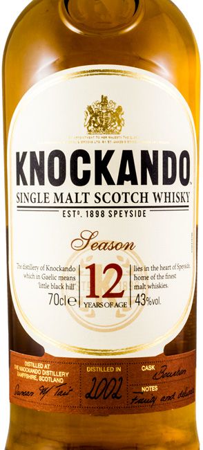 2002 Knockando 12 anos