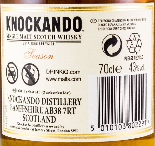 2002 Knockando 12 anos