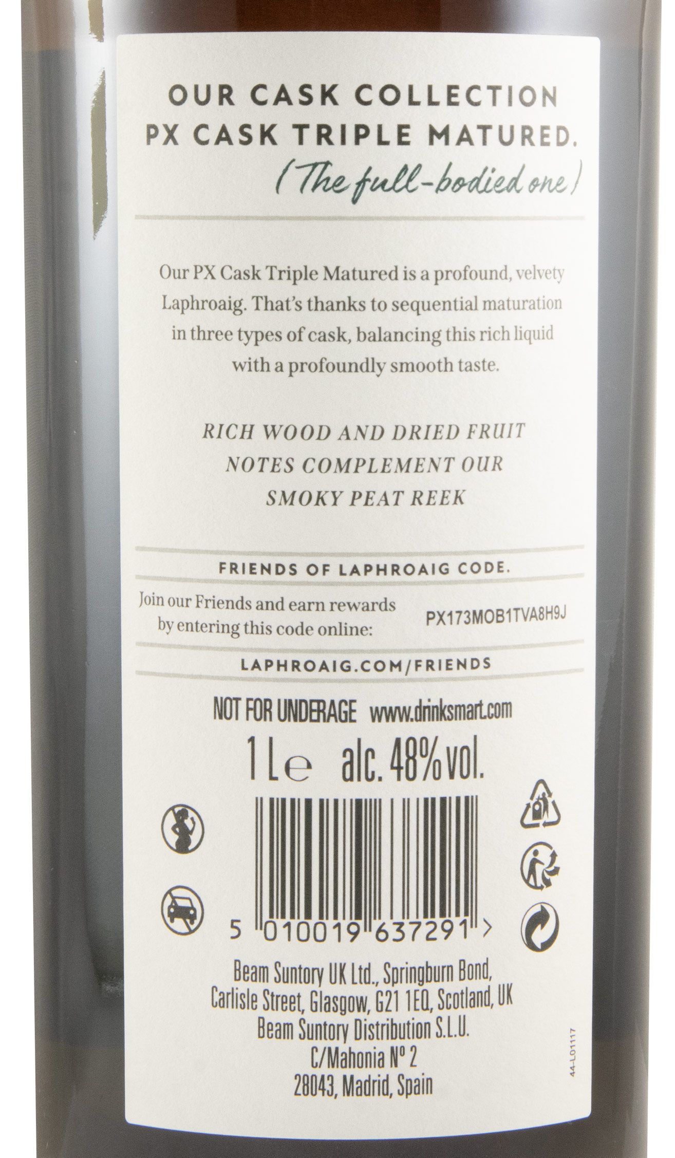 Laphroaig PX Cask 1L