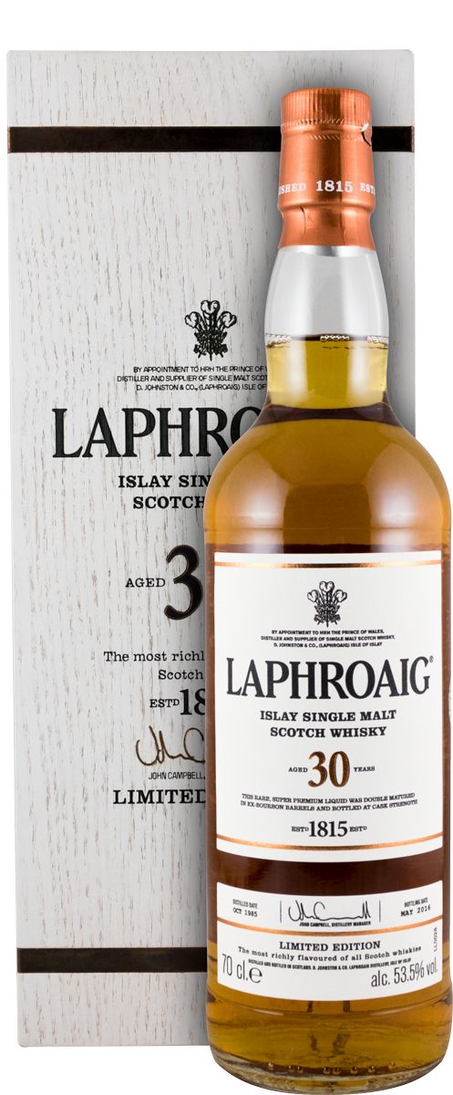 Laphroaig Edição Limitada 30 anos