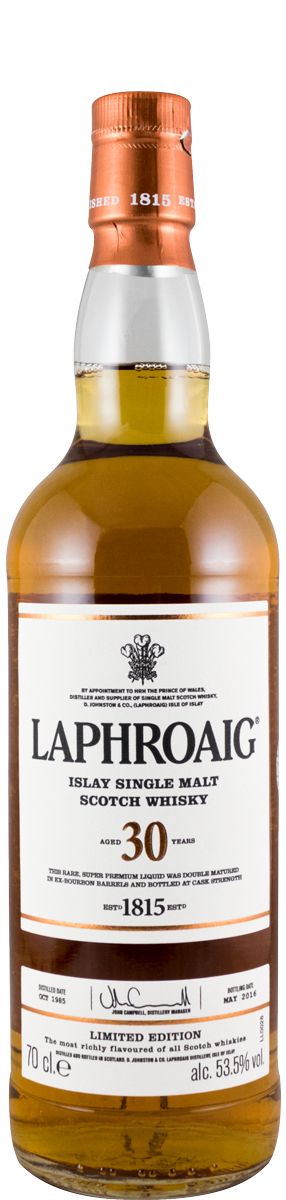 Laphroaig Edição Limitada 30 anos