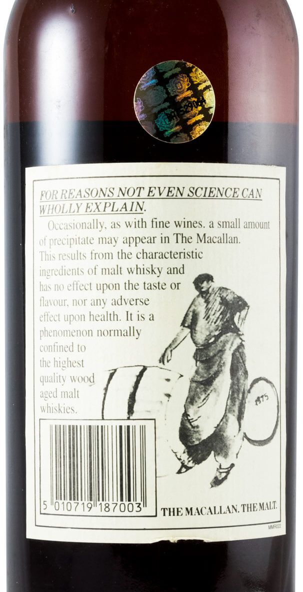 1980 Macallan 18 anos Sherry Cask