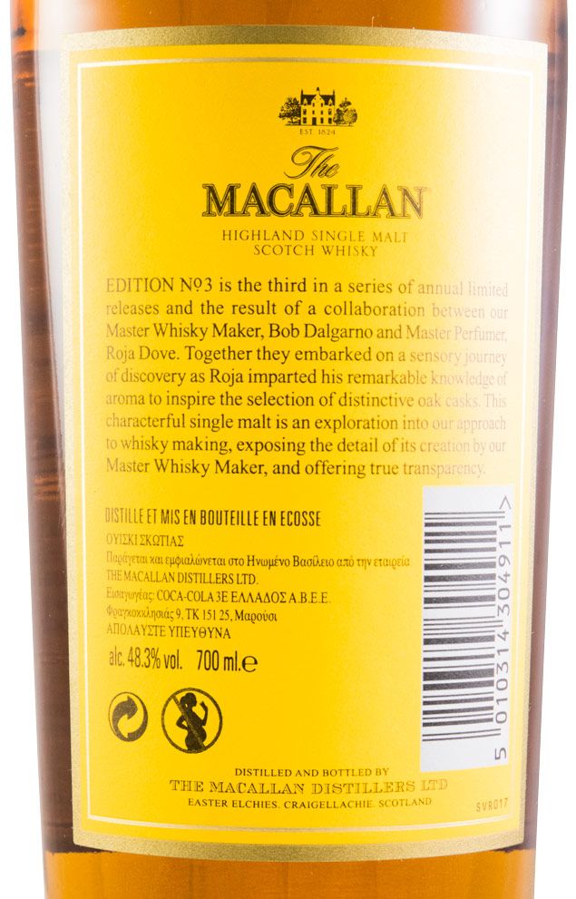 Macallan Edition N.º 3 Edição Limitada