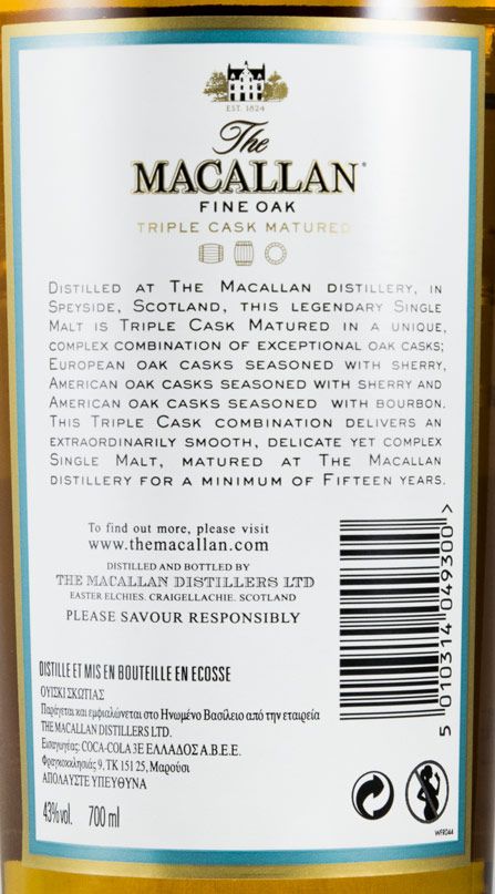 Macallan Fine Oak 15 anos
