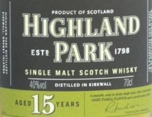Highland Park 15 anos