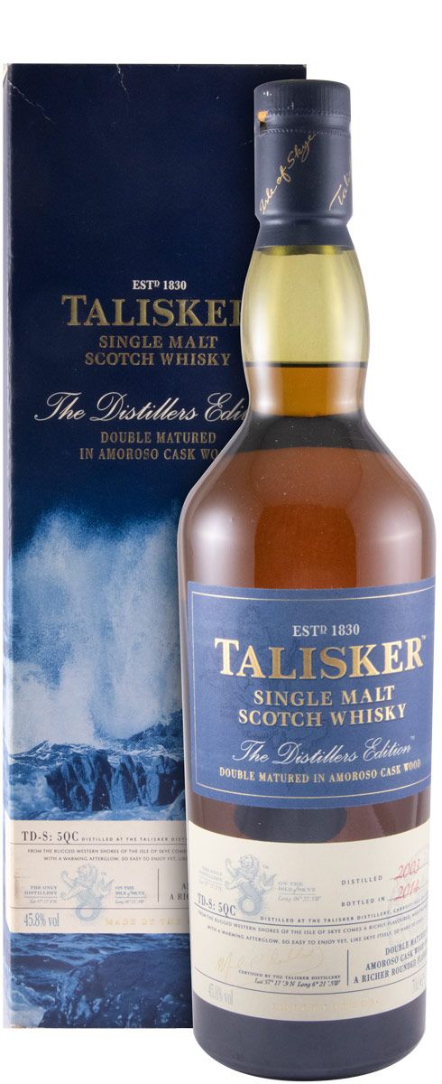 2003 Talisker The Distillers Edition Double Matured Amoroso Cask (engarrafado em 2014)