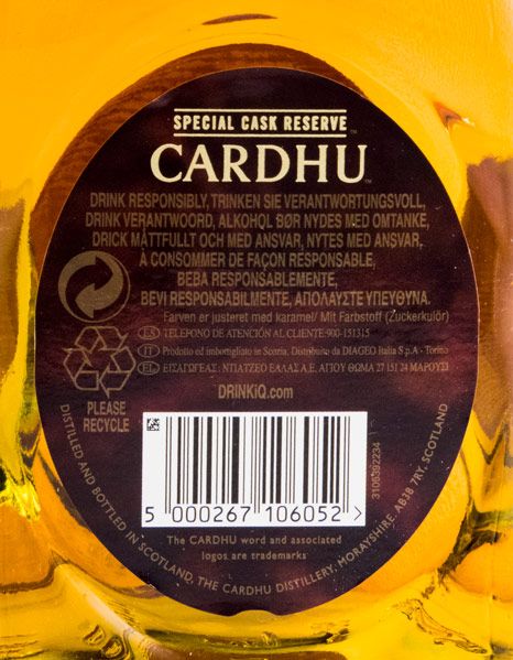 Cardhu Special Cask Reserve Cs/cR.13.15