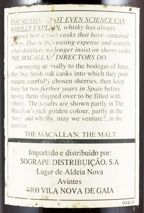 1976 Macallan 18 years
