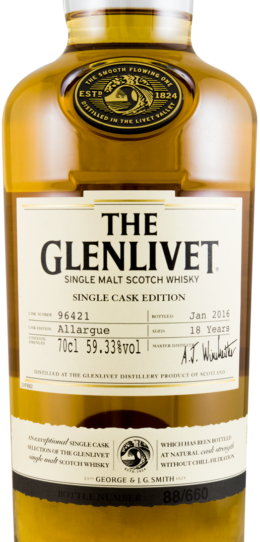 Glenlivet Allargue Single Cask Edition 18 anos