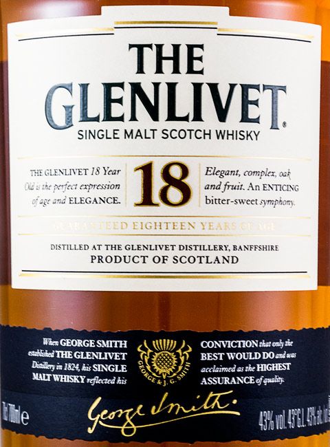 Glenlivet 18 anos
