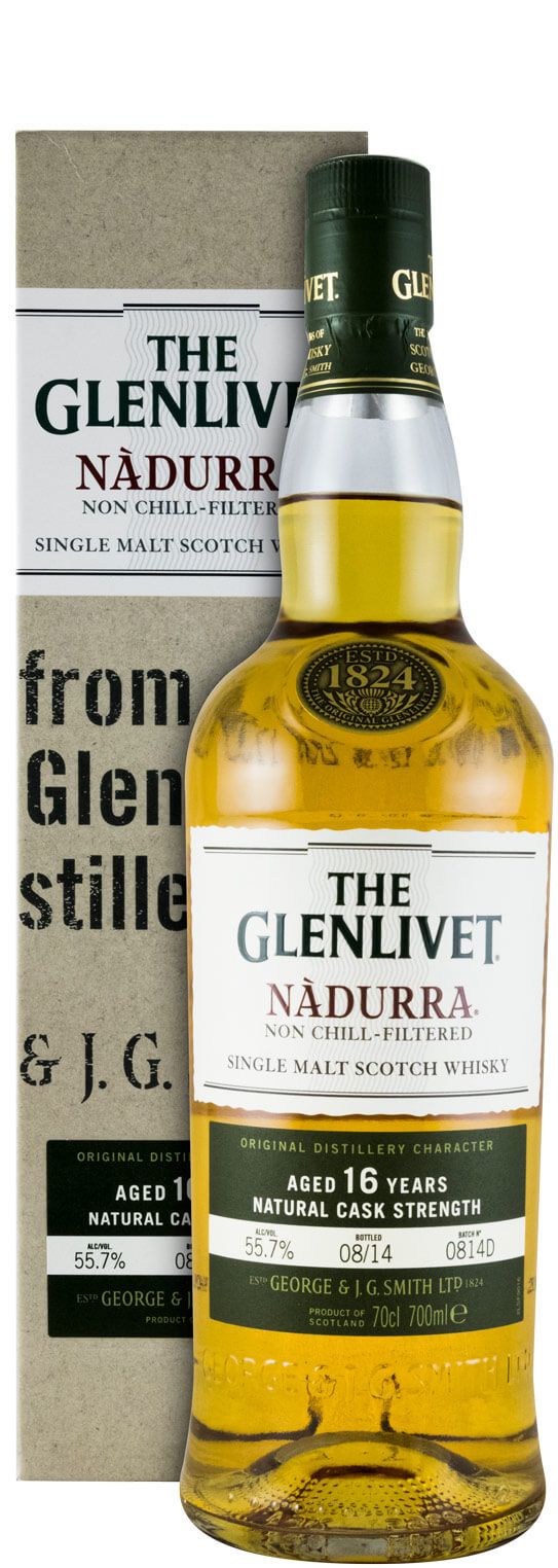 Glenlivet Nadurra Natural Cask Strength 16 anos