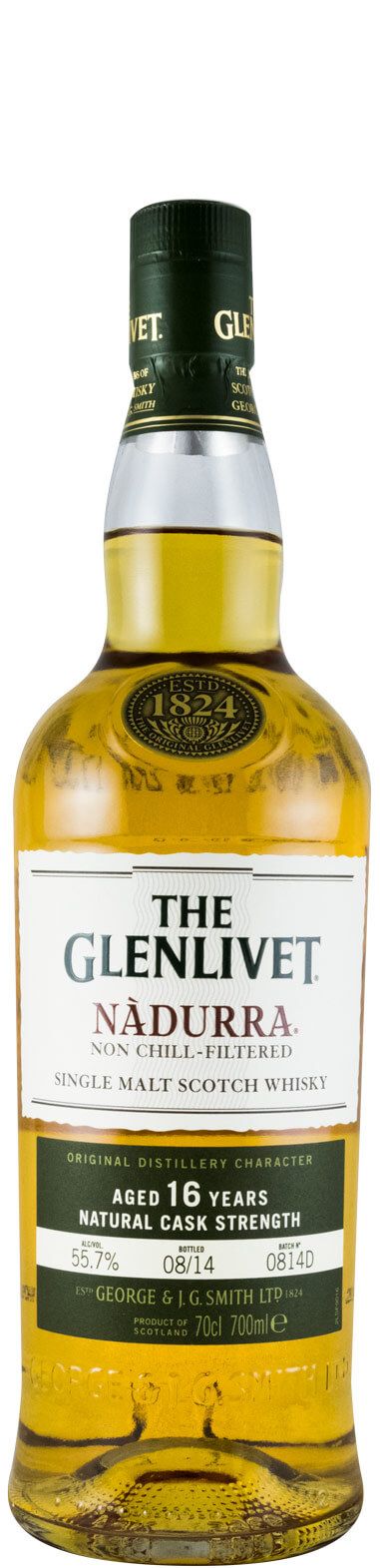 Glenlivet Nadurra Natural Cask Strength 16 anos