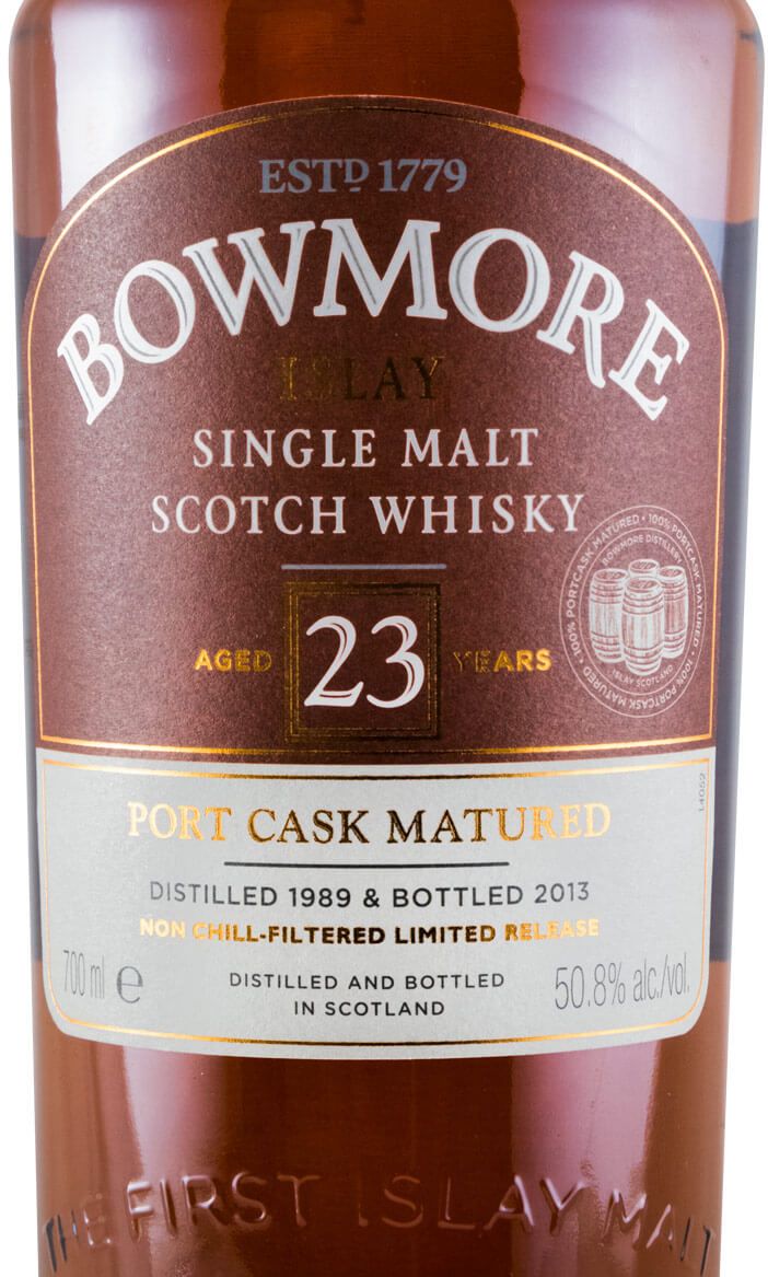 1989 Bowmore Port Cask Matured 23 anos