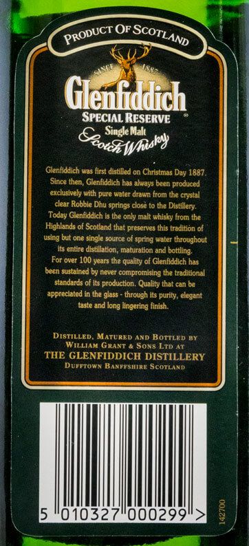 Glenfiddich Special Reserve 1L
