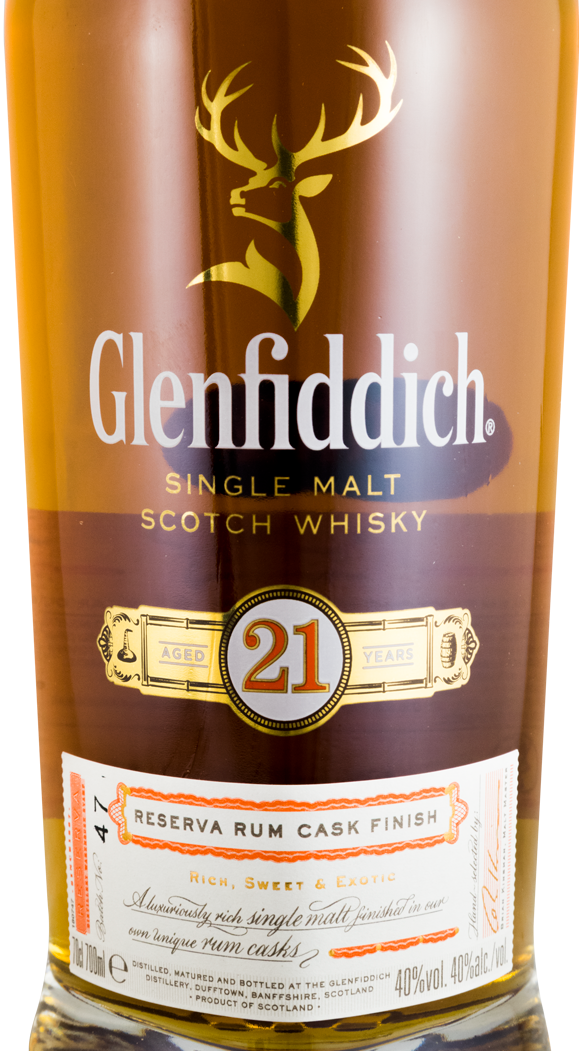 Glenfiddich Reserva Rum Cask Finish 21 anos