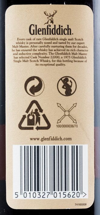 1975 Glenfiddich Rare Collection
