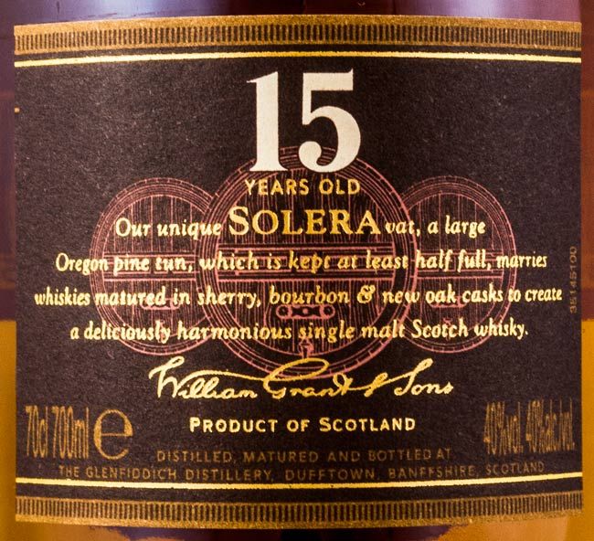 Glenfiddich Single Malt 15 years
