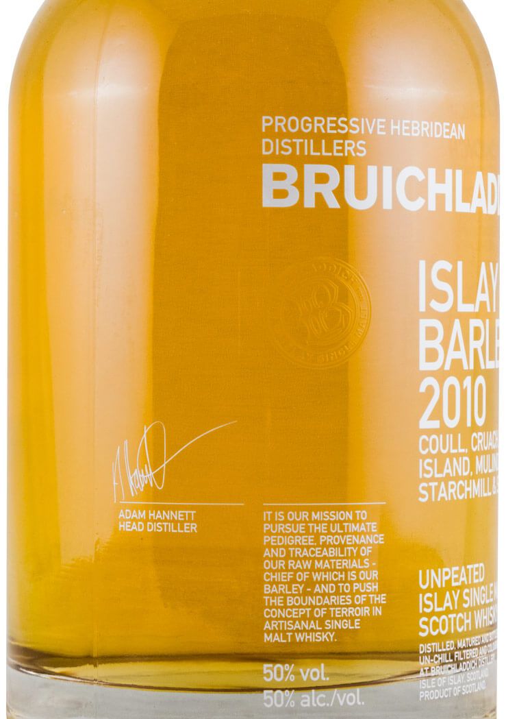 2010 Bruichladdich Islay Barley, Coull, Cruach, Dunlossit