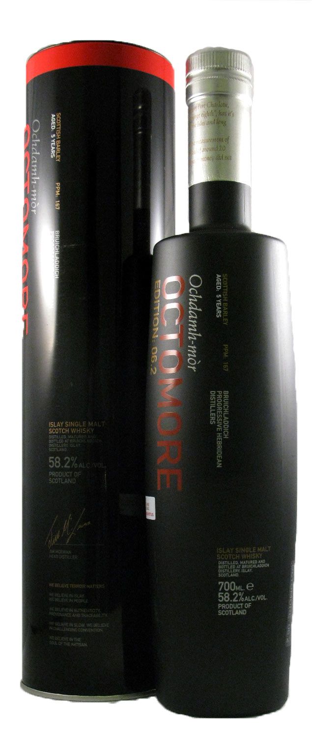 Bruichladdich Octomore 06.2 Ochdamh-Mor 167 PPM
