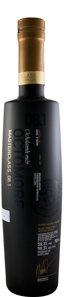Bruichladdich Octomore 08.1 Masterclass 169 PPM