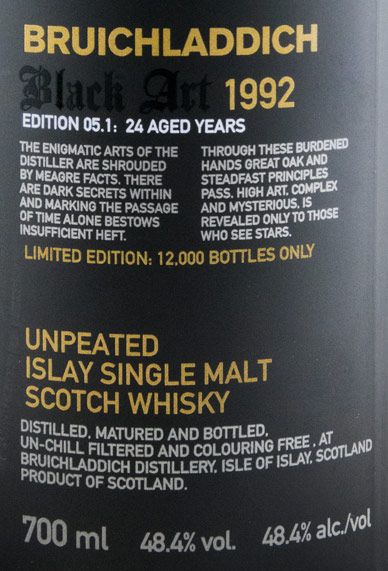 1992 Bruichladdich Black Art Edition 05.1 24 years