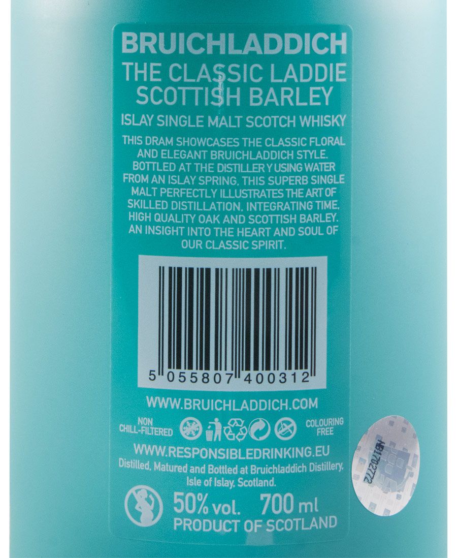 Bruichladdich Scottish Barley The Classic Laddie