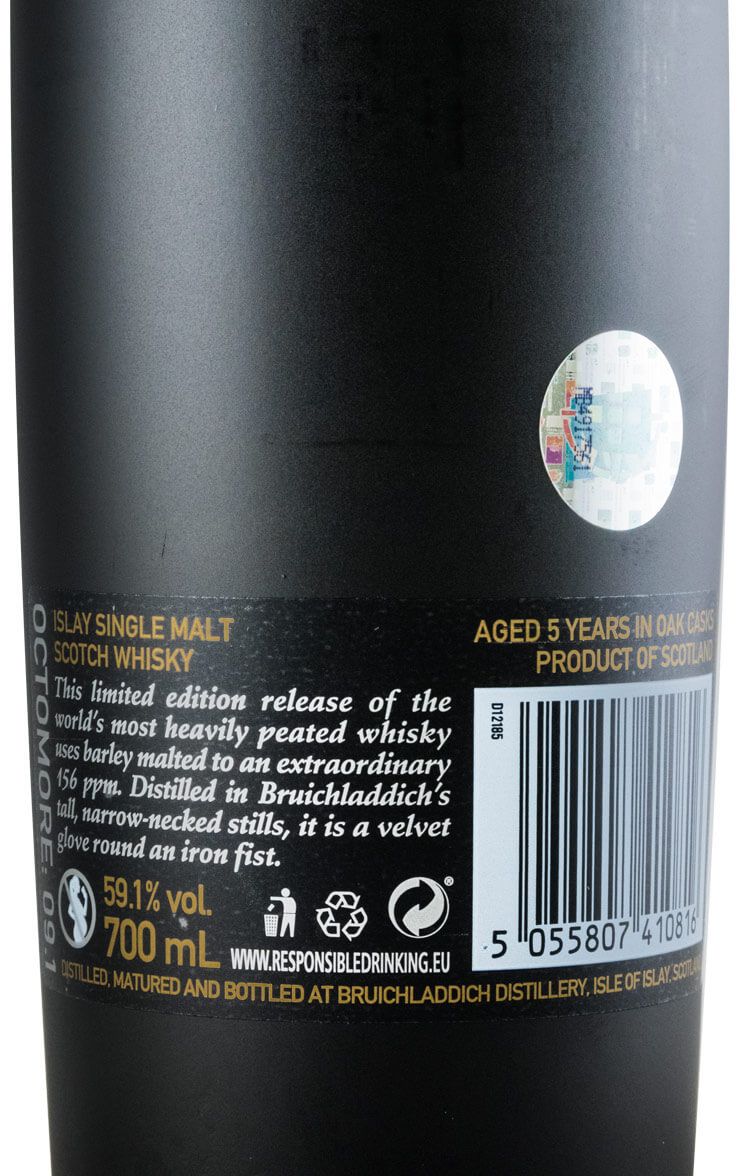 Bruichladdich Octomore 9.1 Edition Islay 156 PPM