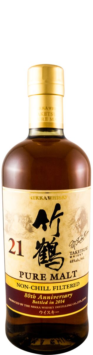Nikka Taketsuru 80th Anniversary Pure Malt 21 anos (engarrafado em 2014)