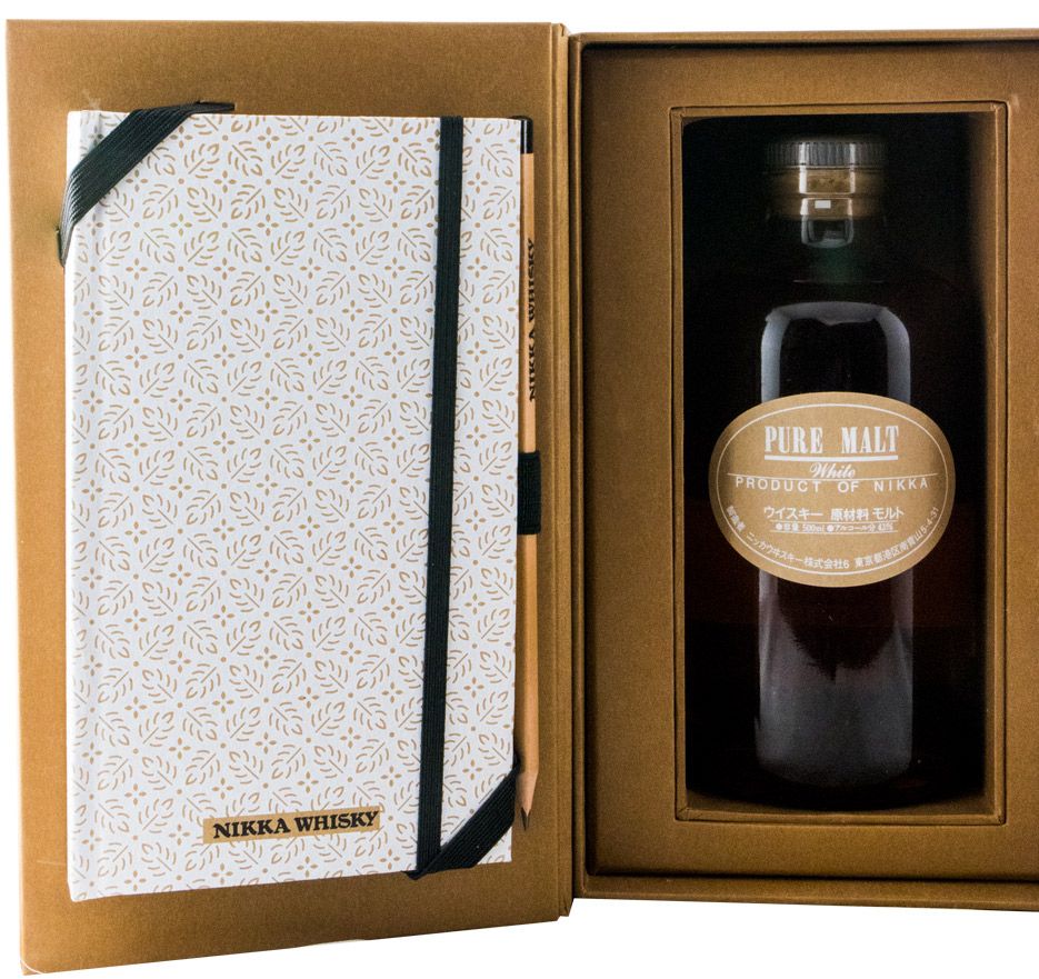 Nikka White Pure Malt c/Caderno 50cl
