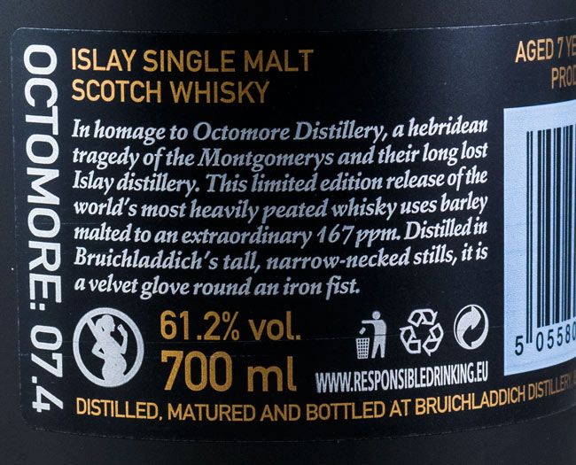 Bruichladdich Octomore 07.4 Virgin Oak 167 PPM