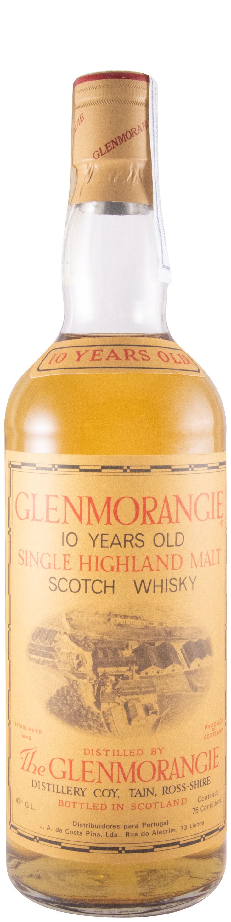 Glenmorangie 10 anos 43% 75cl (rótulo antigo)